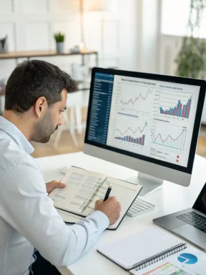 Equipe especializada em gestão de risco financeiro para empresas